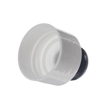 28-410 White-Black PP Plastic Smooth Push Pull Cap TL05G01 (3)