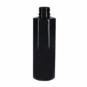 100ml Black PET Plastic Cylinder Bottles 01100YP25M (1)