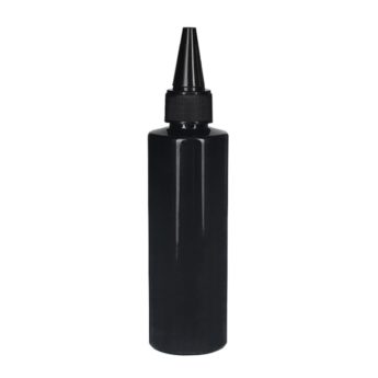 100ml Black PET Plastic Cylinder Bottles 01100YP25M (5)