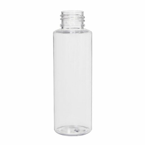 100ml Clear PET Plastic Cylinder Bottles 01100YP65M (1)