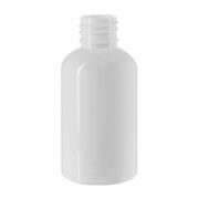 50ml White PET Plastic Boston Round Bottle 0150YY25M (1)