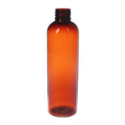 200ml Amber PET Plastic Boston Round Bottle 01200YY65M (1)
