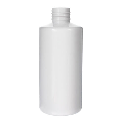 200ml White Cylinder PET Plastic Bottle 01200-2YP65M (1)