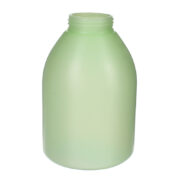 Bathroom Foam Dispenser for Shampoo, 400ml, HDPE, Green, Round, 40mm - bottle only