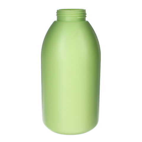 600ml Green HDPE Plastic Round Foamber Bottle with 40400 Neck 02P600Y44M (1)