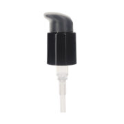 Black Treatment Pump, 24-410, Shiny Smooth, Lock Up, Clear Dust Cover, 0.25ml Output