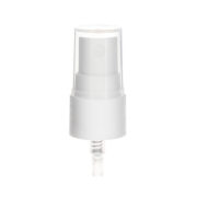 20-410 White Plastic Finger Mist Sprayer, 0.23 ml Output, Smooth, Half Overcap MS2010A-1G