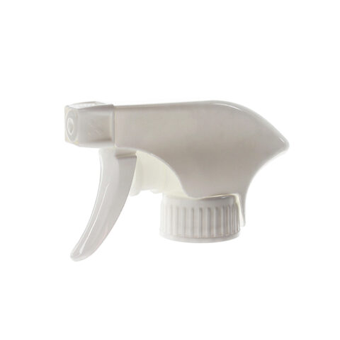 Wholesale Trigger Sprayer 28/400, Spray/Stream Nozzle, White, 1.1ml - side view