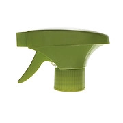 Green Trigger Sprayer, 28/410, Spray/Stream Nozzle, Dual Cover, 0.6ml