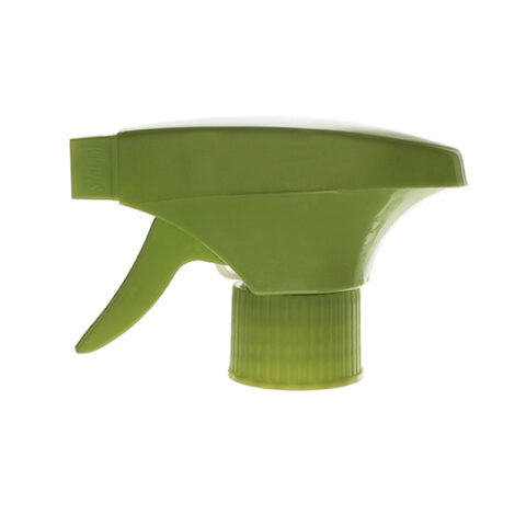 Green Trigger Sprayer, 28/410, Spray/Stream Nozzle, Dual Cover, 0.6ml