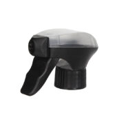 Full-Plastic Trigger Sprayer, 28-410, Spray/Stream, Black/Natural, 1.2ml - side view