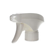 Foam Trigger Spray Head, 28-410, All-Plastic, White, Plastic Mesh, 1.4ml - side view