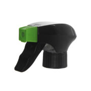 Foam/Spray Trigger Wholesale, 28-410, All-Plastic, Black/Green, 1.2ml - side view