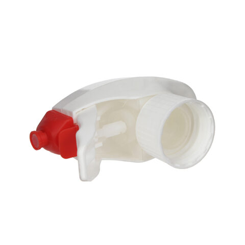 Foaming Trigger Spray, 28/410, All-Plastic, Chlid Safety Lock, Plastic Foam Nozzle, Red/White, 1.2ml - bottom view