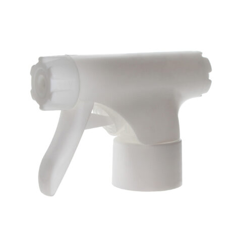 Round Trigger Sprayer Nozzle, Spray/Spray, 28/410, Matte White, 0.9ml