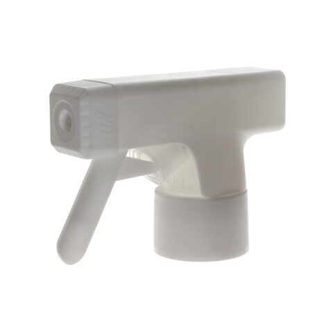 Trigger Sprayer Manufacturer New Design, 28/410, Matte White, Spray/Spray, 0.9ml - side view