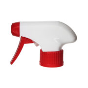 Ratchet Cap Trigger Sprayer, 28-410, Spray/Stream Nozzle, White/Red, 0.9ml