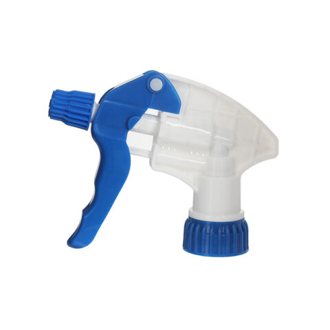 Heavy Duty Sprayer, Chemical Resistant, 3-Finger Trigger, 28-400, Spray/Stream, White/Blue, 1.1ml