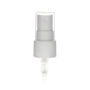 20-410 Fine Mist Sprayer- Ribbed- White- Clear PP Hood- High Viscosity- 0.19ml