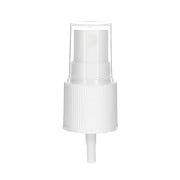 20-415 Fine Mist Sprayer- Ribbed- White- Clear PP Hood- 0.13ml