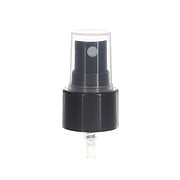 24-410 Fine Mist Sprayer- Smooth- Black- Clear PP Hood- 0.22ml